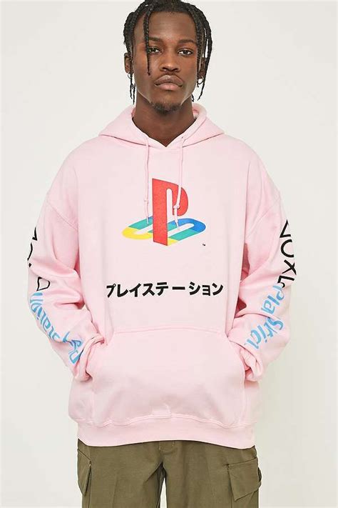 pink PlayStation hoodie